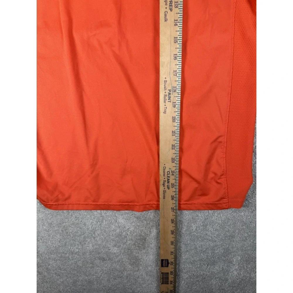 Huk‎ Performance Fishing Shirt Mens S Orange Long Sleeve UPF Polyester Beach Sun